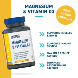 Magnesium & Vitamin D3 Applied Nutrition